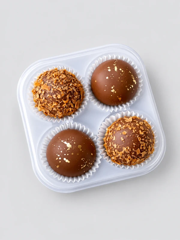 Кейк-попс S 4 шт — «Кейк-попс S 4 шт» — десертный набор Dolce Sweets из 4 кейк-попсов в молочном шоколаде.